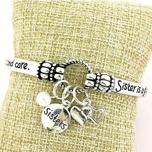 New SISTERS Stretch Charm Bracelet
